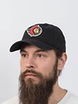 Бейсболка AMERICAN NEEDLE арт. 40742B-OTS Ottawa Senators Blue Line NHL (черный)
